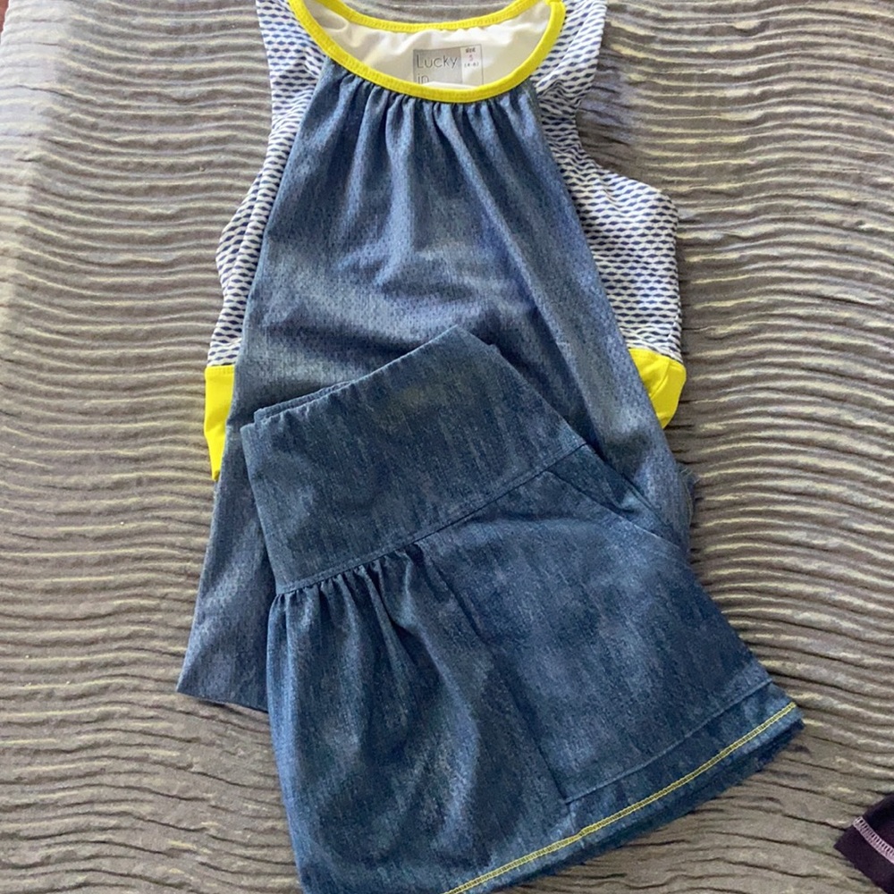 Lucky in love! Tennis outfit